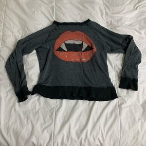 Wildfox fangs longsleeve